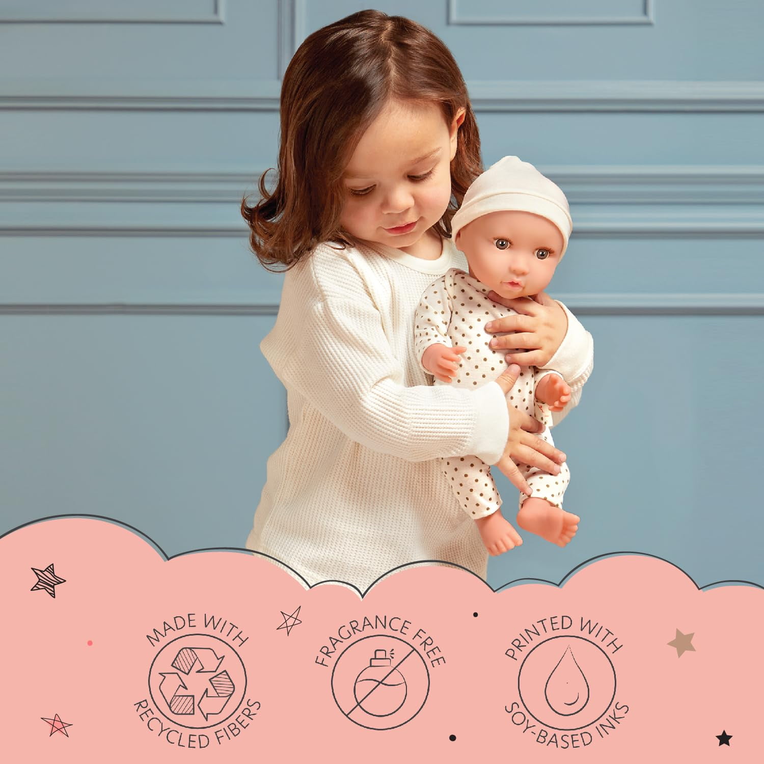CARAMEL　LAVENDULA BABY SET 18m Fash N Kolor Baby Doll Feeding Set, 6 Pieces, Disappearing