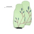 thumbnail image 4 of Easy to Install Car Universal Seat Cover, Green Spring Forest Four Seasons Universal Front Seat Cover, 2-Piece, 4 of 8