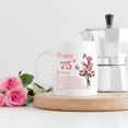 thumbnail image 7 of 75th Birthday Gifts for Women - Happy 75th Birthday Mug for Women - 75th Birthday Gifts for Grandma Mom Friend Sister Aunt Coworker - 11oz Coffee Mug (75th Birthday Gift), 7 of 7