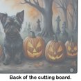 thumbnail image 2 of Affenpinscher Spooky Halloween Glass Cutting Board Large 12 in x 15 in, 2 of 5