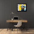 thumbnail image 4 of Curinga, Kim 24x20 Black Modern Framed Museum Art Print Titled - Pop Dog III, 4 of 5