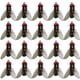thumbnail image 1 of Simulación Pesca Insectos Señuelos Mosca Cebos Natación Trucha Señora Gancho 20 Piezas Biónica Cebo Tacleadas Accesorios, 1 of 9