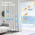 thumbnail image 4 of Cortinas Opacas Joydeco 100% Bloqueo de Luz 42 x 96 cm 2 Paneles, 4 of 9