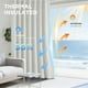 thumbnail image 4 of Cortinas Joydeco 2 Paneles 107x107 cm Blackout Térmicas Blancas, 4 of 9