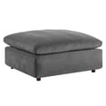 thumbnail image 4 of Modway Commix 4-Piece Down Filled Overstuffed Performance Velvet Sectional Sofa in Gray, 4 of 10