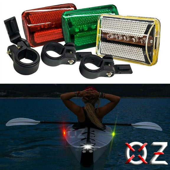 Clip On Boat Light OZ-USA® Navigation LED Marine Sail Zodiac JS Spare Kayak Yacht Zodiak