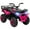 Pink, variant on Qaba 12V Kids ATV, Ride on Toy w/ 4 Spring Suspension Wheels, Pink
