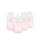 thumbnail image 1 of Biberón NUK Smooth Flow 150 ml, pack de 4, rosa, 1 of 6