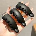 thumbnail image 3 of Banana Hair Clips - Small Non Slip Claw Clips for Thin Thick Hair, Vintage Oval Matte Barrettes, Strong Hold Retro Hair Accessories for Women Girls Ponytails Buns Daily Wear Party Styling, 3 of 7