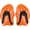 Orange, variant on CozyNestFinds Swim Paddles With Adjustable Straps - Hand Paddles for Lap Swimming, Equipment for Women, Men, Children (1 Pair)