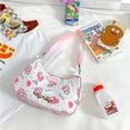 thumbnail image 1 of Nuevo Anime Hello Kitty My Melody Kuromi Oxford Bolso De Hombro De Tela Lindo Dibujos Animados Sanrio Moda Para Mujer Kawaii Girls Embrague De Axilas [Lluvia] Fivean unisex, 1 of 2