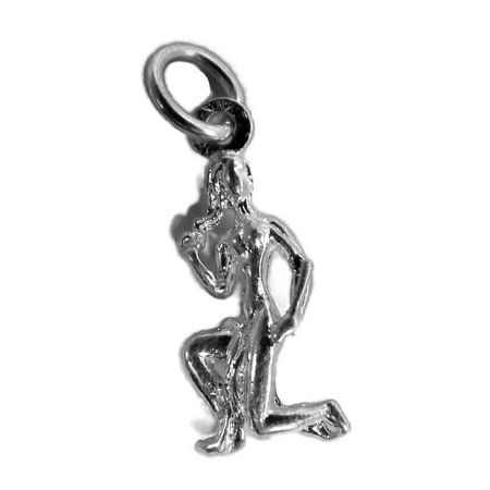 Virgo Horoscope Zodiac Sign Unisex Pendant .925 Sterling Silver!!