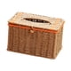 thumbnail image 4 of Caja de pañuelos de papel con cuerda de papel, soporte para papel de seda con tapa y organizador de cuentas para servilletas Estilo B, 4 of 9