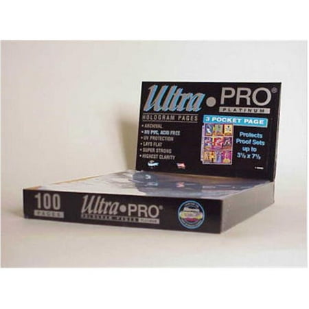 UltraPro UP203D UltraPro 3 Pocket- Proof sets 7 .50 x 3 .50 Pages ...