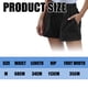 thumbnail image 2 of Pantalones cortos con cordón para mujer Pantalones cortos casuales con cintura elástica de verano con cordones elásticos, 2 of 5