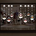 thumbnail image 2 of Etiquetas engomadas de la ventana de la Navidad, ventana se aferra la exhibición de la ventana de la Navidad del Pvc, 2 of 5