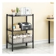 thumbnail image 2 of 3 Tier Adjustable Wire Shelf, 3 Tier Metal Storage Shelves with NSF Certified, Black Wire Rack Shelving Unit, 200Lbs Capacity, 14" D x 23.5" W x 33.5" H, for Kitchen, Pantry, Laundry, Basement, 2 of 7
