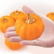 thumbnail image 5 of Billuyoard 12 Uds calabaza modelo Artificial casa jardín fiesta interior decorativo Prop DIY suministros Mini figurita adorno de Halloween Kits de decoración para fiestas Naranja, 5 of 6