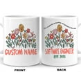 thumbnail image 6 of Software Engineer Mug 11oz 15oz – Custom Name Ceramic Coffee Cup – Great Gift for Developers – Nature-Inspired Mug for Office or Home, 6 of 6