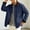A172 Navy, variant on Xdegoge Men's Canvas Chore Jacket Button Down Barn Coat Contrast Corduroy Collar Casual Outdoor Workwear Outerwear Pockets