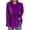 Purple, variant on DAFPZW Women's Long Sleeve Shirts Swing Cowl Neck Peplum Tunic Tops Solid Color Comfy Soft Loose Fit Pullover Sweatshirt