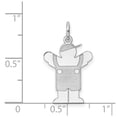 thumbnail image 2 of 925 Sterling Silver Solid Polished Love Charm 23x14mm Wide Pendant Necklace for Women - .6 Grams, 2 of 2