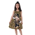 thumbnail image 2 of Cute Disney Minnie Mouse Dress Leopard Print 2-16 Years Old Girls Dress Birthday Party Dresses Kids Girls Tops Baby Girl Clothes6T Gao Jinjia LED, 2 of 2