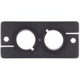 thumbnail image 1 of Placa De Pared Para Paso De Cable Doble WCP-2(B) Negro Kramer, 1 of 1