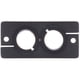 thumbnail image 1 of Placa De Pared Para Paso De Cable Doble WCP-2(B) Negro Kramer, 1 of 1