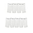 thumbnail image 3 of Fruit Of The Loom Mens Coolzone Fly White Boxer Briefs 7 Pack, S, White, 3 of 12