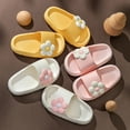 thumbnail image 4 of Summer Children's Flower Slippers Casual Solid Soft Slippers Breathable Non-slip Home Bathroom Slipper Kids shoes for girls boys, 4 of 6