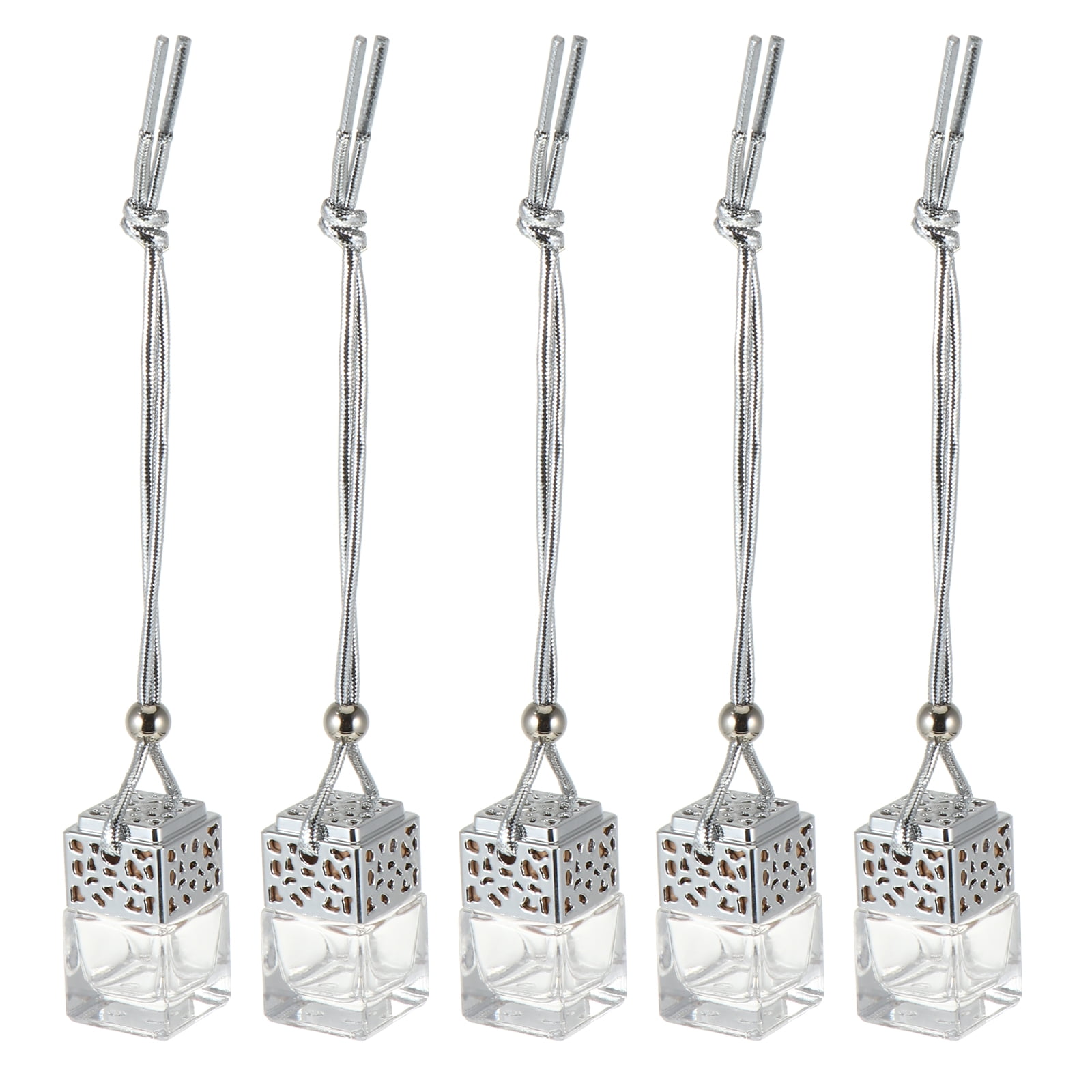 5pcs Refillable Car Hanging Perfume Bottle Empty Car Hanging