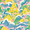 Yellow Mountains, variant on Yayeee Kids Hooded Towels Toddler Soft Absorbent Beach Bathing Wrap 50" x 23.5", Yellow Mountains