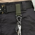 thumbnail image 3 of Yucurem Large D Ring Shape Carabiner D Ring Carabiners Clip Clip 360-Degree Rotation Backpack Hanging Buckle (Green), 3 of 6