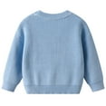 thumbnail image 6 of Zshosam Sweater for Teen Girl Cute Girls' Sweaters Casual Long Sleeve Pullover Sweater Kids Fall Winter Crew Neck Top Size 3T 4T,(Blue 3-4 Years), 6 of 9