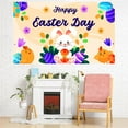 thumbnail image 5 of pathside Easter Backdrop,Happy Easter Banner, Easter Banners Decorative Photos Backgrounds Easter Decorations Activities Outdoor Party Supplies Easter Decorations for the Home Yard Party Supplies, 5 of 6