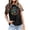 Black, variant on NinXxx Women's Days School Print Round Neck Short Sleeve Tee Navy XXXL
