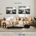 thumbnail image 4 of Elephant Stock Evening Dock Wall Art - Horizontal Canvas Wall Art - Living Room Wall Decor - Nautical Canvas - Black And Gray Decor By Mike Calascibetta - 39" x 26", 4 of 8