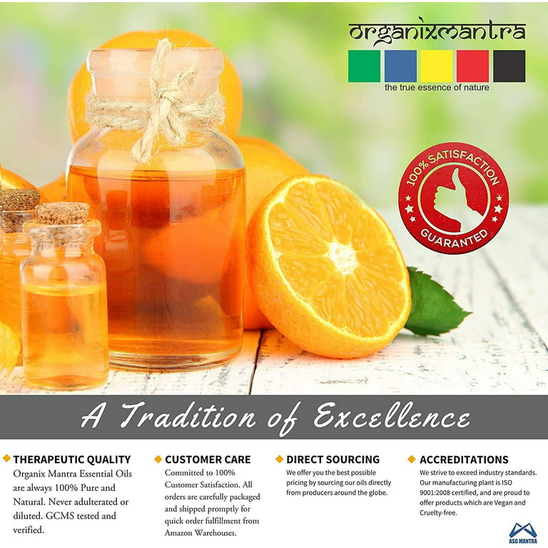 Dharma Organix Mantra Sweet Orange Essential Oil - Cold Pressed