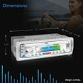 thumbnail image 5 of Pyle PLMRB39W PLMRB39W Marine Single-DIN Digital Receiver with Bluetooth and Remote, 5 of 7