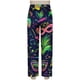 thumbnail image 4 of RKSTN Women's Carnival Pajamas Sets Oversized Lapel Mardi Gras Print Button Long Sleeve Sleepwear T Shirt and Pjs Pant 2 Piece Matching Set Casual Turndown Plus Size Pajama and Pants Loungewear Set, 4 of 9