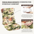 thumbnail image 2 of FUNDAZE Outdoor Chair Cushion, 47"L x 19.9"W 1 Piece Cushion W/ Ties for Indoor Outdoor Rocking Chairs, Leaf, 2 of 7