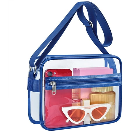 Clear Bag for Stadium Events Clear Messenger Bag Suitable for Concert Outfits and Sports Events
