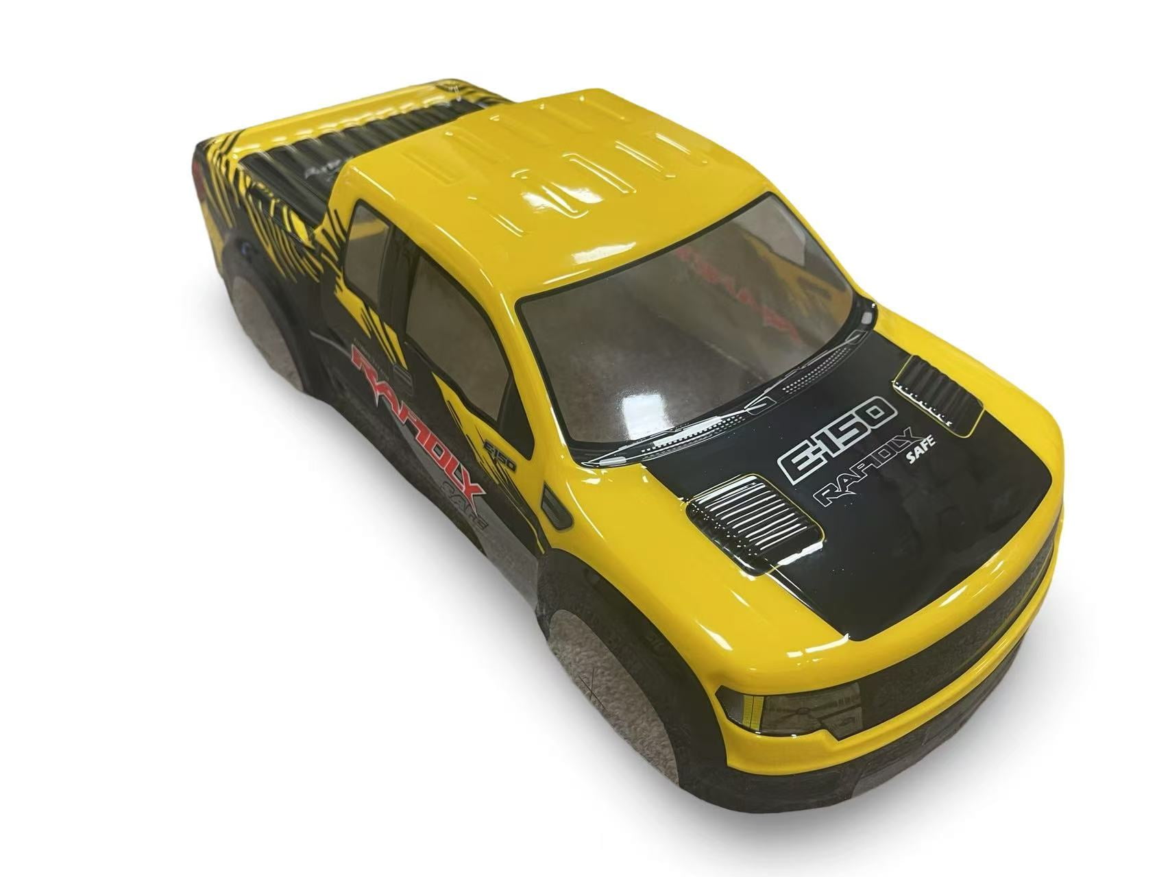 YTZ Outdoor 1/10 Scale RC Painted Drift Racing Touring Onroad Car Body Shell for Pick Up Truck Yellow F150 Style