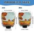 thumbnail image 3 of Microfiber Car Wash Gloves With Chenille & Polyester Terry Scratch-Free Cleaning Elastic Cuffs Countryside Landscape, 3 of 8