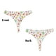 thumbnail image 3 of Balery Dessert Tangas de Algodón para Mujer con Estampado – Ropa Interior Sexy, Transpirable, G-string-4X-Large, 3 of 6