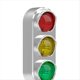 thumbnail image 2 of Mini Luz de Señal de Motocicleta Roja y Verde, Lámpara de Semáforo para Montar en el Manillar de la Motocicleta, Accesorios para Herramientas de Ciclismo., 2 of 5