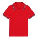 thumbnail image 4 of Blusa y camisa de manga corta con cuello vuelto y botones para niños Camiseta de manga corta con cuello vuelto y botones para niños Talla mediana a grande Casual Cómoda Top de poliéster para niños, 4 of 4