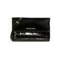 thumbnail image 2 of Michael Kors Jet Set Travel Embossed-leather Clutch Black Haircalf and Leather New, 2 of 2