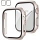 thumbnail image 1 of 2 Pack Case with Tempered Glass Screen Protector for Apple Watch Series 6/5/4/SE 40mm, Slim Guard Bumper Full Coverage Hard PC Protective Cover HD Ultra-Thin Cover for iWatch 40mm,Starlight, 1 of 5